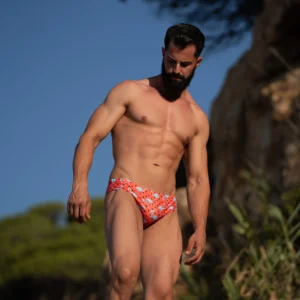 Bañador Slip Flamingo